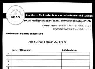 PKAN- Sverige/ endametî û aîdat.