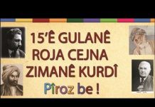 CEJNA ZIMANÎ KURDÎ PÎROZ BE!