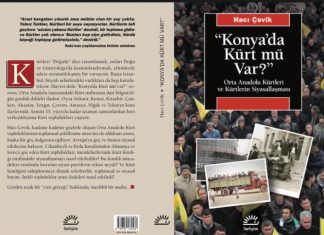 KİTÊBA HACİ ÇEVİK, “KONYA’DA KÜRT MÜ VAR?” (“MA Lİ KONYAYÊ KURD HENE?”) DERKET!