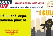 Roja karker û kedkaran pîroz be. Bijî 1’ê Gulanê!